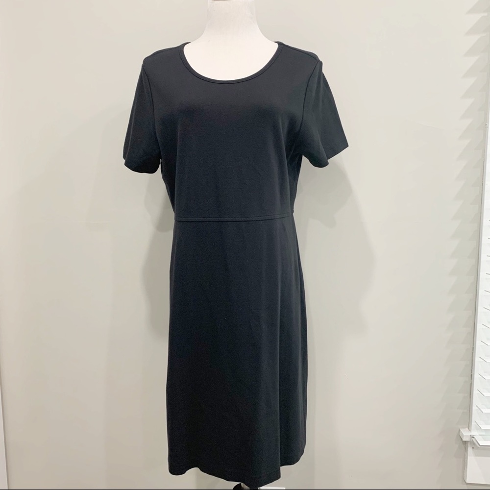 LL Bean Women’s Short Sleeve Dress Black